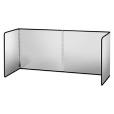 Frying Splatter Guard 3-Sided Foldable Non-Stick Grease Screen Stainless Steel