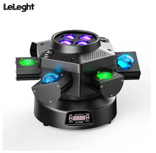 4X 150W 6 Arms Stage Light LED Moving Head Beam Light Laser DJ Disco Party Club