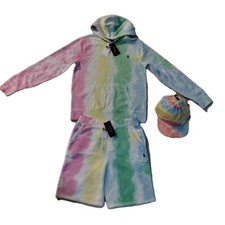 Boys Polo Ralph Lauren Tie Dye 3 Piece Set Size 14/16 Brand New with Tags