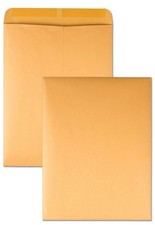 Park Open-End Catalog Envelopes, Gummed, Brown Kraft, 10 x 13, 100 per Box