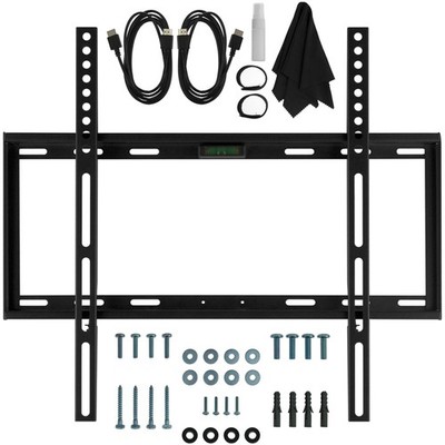 TV Wall Mount Kit for 19-45 Inch TV's with HDMI, Slim Flat Deco Mount