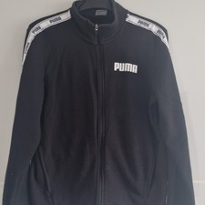 PUMA Herren Trainingsjacke M Schwarz/Weiß, L...