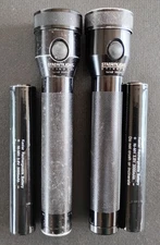 Vintage Streamlight Stinger Incandescent Flashlight Lot