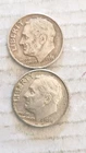 1961 P&D Roosevelt Silver Dimes,  Fine Condition, But You Judge.      716