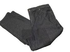 Terra & Sky Women's Dark Blue Stretch Straight Leg Denim Pants size 18w #B/0