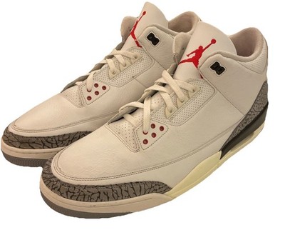 Nike Air Jordan 3 Retro White Cement Reimagined DN3707-100 White Red Black Grey