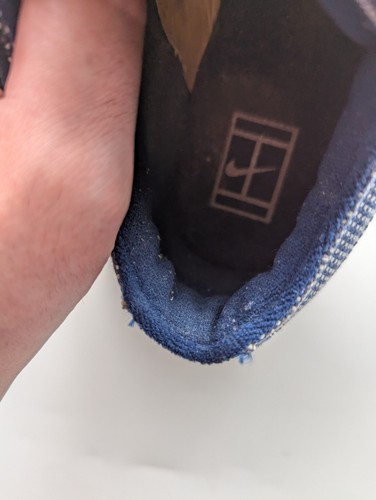 Nike GTS Canvas Vintage Blue Check Tennis Casual Trainers Sneaker Womens UK 5 - Picture 10 of 13