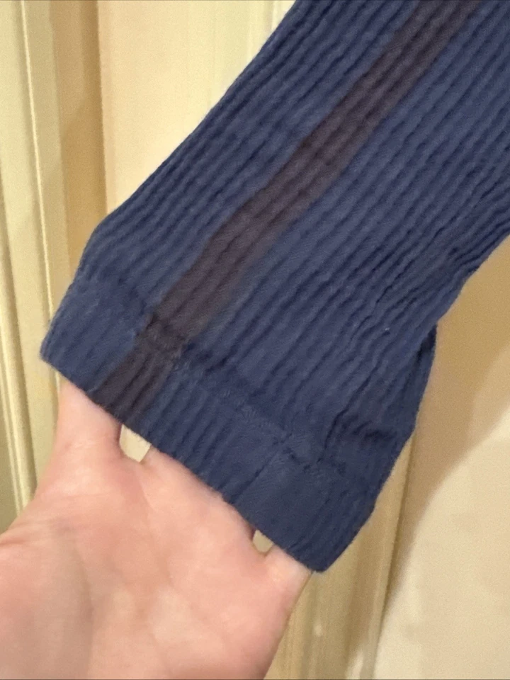 Prana Women's XS Sugar Pine Plaid Smocked Blouson Comfy Casual Cotton Dress - Image 4 of 4