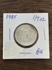 1985 Engelhard Prospector 1/4 oz Silver Round .999 RARE !! Fine Silver