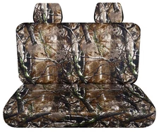 Truck Bench seat cover hunting camo woods fits 92-93 Chevy S10 bench seat+2HR
