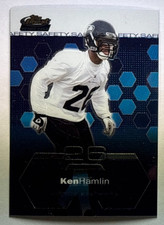 Ken Hamlin 2003 Topps Finest Rookie Card #72 Seattle Seahawks. rookie card picture