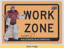 2021-22 Upper Deck Series 1 Work Zone Mackenzie Blackwood #WZ-28 READ 6kv