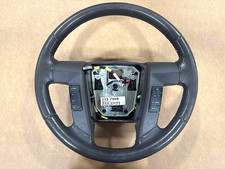 2009-2010 Ford Truck F 150 Steering Wheel Assembly Black Leather Oem