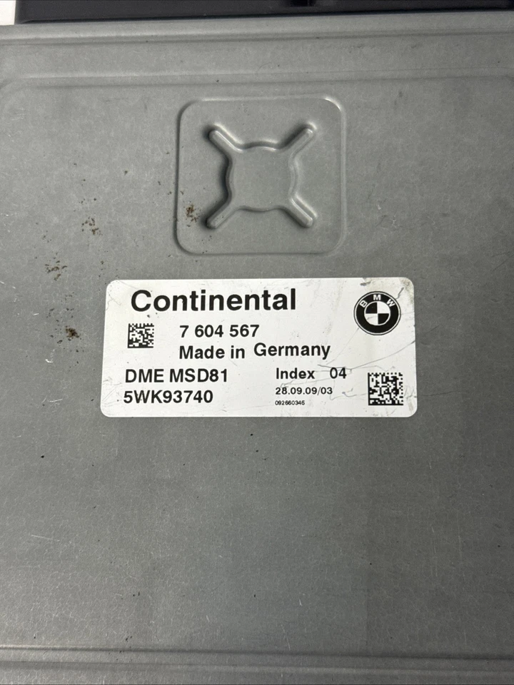 08-10 BMW 535Xi 335i 535i ECU ECM PCM Módulo de control del motor OEM 5WK93740 7604567 Foto 2 de 3