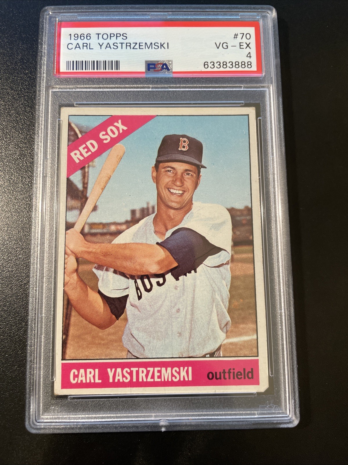 1966 Topps #70 Carl Yastrzemski PSA 4