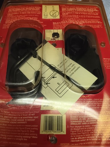 2 New Rod Saver Boat Saver Retractable Transom Tie-Down 40" Strap 1800 Lb. Load - Foto 4 di 4
