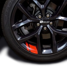 Wheel Rim Decal Stripes For 1820 Wheels Gloss Red Stickers Wheel Rim Decal Stripes For 1820 Wheels Gloss Red Stickers