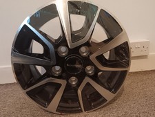 18" SUPERMETAL VAULT BLACK POLISHED ALLOY WHEELS FIAT DUCATO MOTORHOME VAN