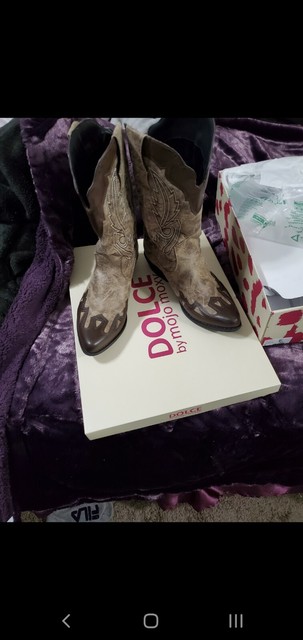 dolce by mojo moxy quiggly women's cowboy boots