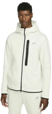 Nike Men's Tech Fleece Full Zip Jacket White  Sz XXL DR9150-100