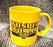Wonder Woman Mug - Yellow Harder to Find Vintage
