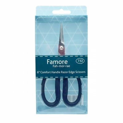 Famore Very Sharp Scissor with Large Comfort Handles 6-1/4in
