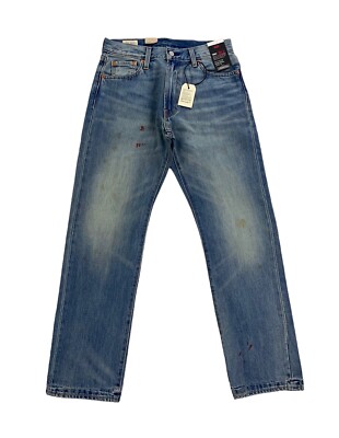 NEW Levi's Strauss 551Z Authentic Straight Medium Blue Mens Denim