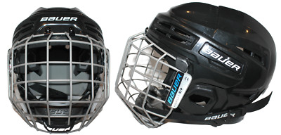 BAUER  Ice Hockey Helmet IMS5.0 Small 6 1/2'' - 7 1/8'' W/ Cage HECC 11/2024 NICE