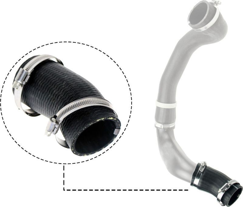 Air duct pipe AEM (Ethylene Acrylate Rubber) 09-0567 GATES for LAND ROVER - Image 22