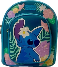 Bioworld Disney Stitch Blue Island NEW Mini Backpack with Tags