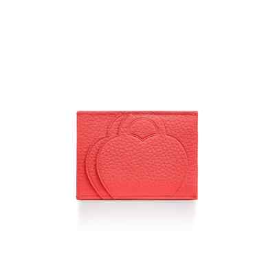 Tiffany & Co. Return to Tiffany™ Card Case Hibiscus Red Leather