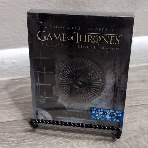 Game of Thrones The Complete Eighth Season 8 Steelbook 4K UHD + Blu ray + Sigil