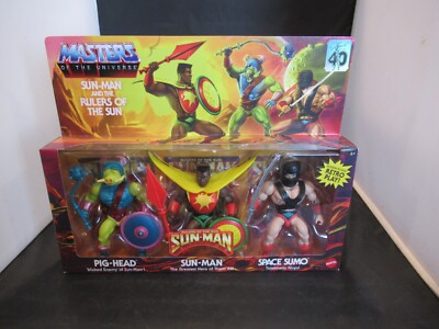Masters of the Universe Rulers of the Sun Pig Head Sun Man Space Sumo