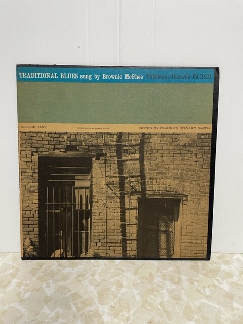 米LP Brownie Mcghee Traditional Blues - Volume One FA2421 FOLKWAYS /00260 Brownie McGHEE Traditional Blues Vol 1 LP US Folkways FA