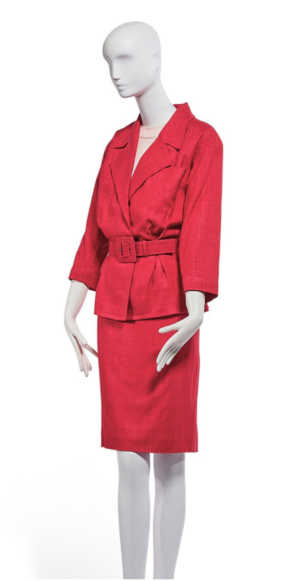 Gonna Suite Vintage Elegante Yves Saint Laurent Rive Gauche Splendida 40 38