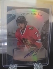 2015 Upper Deck Trilogy Artemi Panarin Auto Rookie Premieres #148 /199 