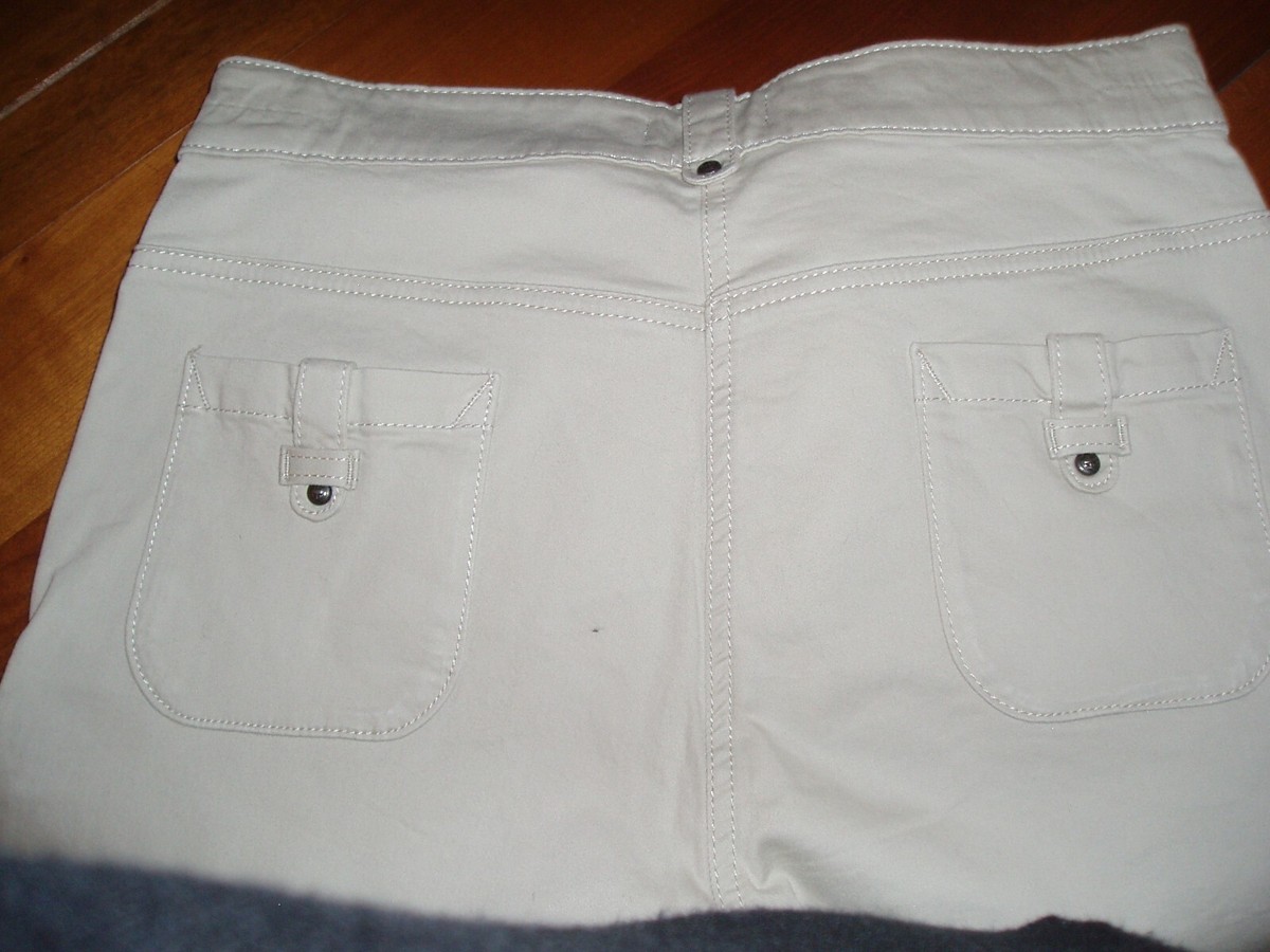 Pantalon Saint James Beige - Taille 42 - Occasion Très Bon état - Coupe Droite - Pour Femme