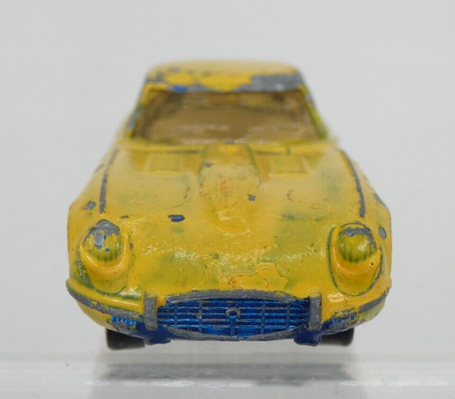 Majorette Jaguar E Type V12 1:60 No207 Toy Car Vintage Yellow Collectible France - Picture 3 of 15
