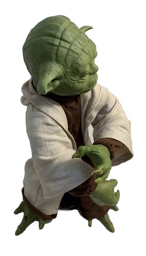 Star Wars Spin Master Yoda Jedi 16"Interactive Talking Figure Works!-Incomplete* - Picture 17 of 24