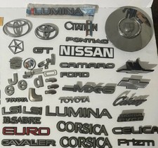 Lot Of 40 Vintage Car Emblems Collection Buick Chevrolet Toyota Camaro Nissan Lot Of 40 Vintage Car Emblems Collection Buick Chevrolet Toyota Camaro Nissan