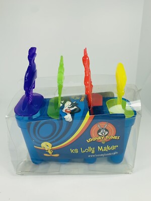 Looney Tunes Ice Lolly Popsicle Maker Sticks One Broken Vintage Warner Brothers