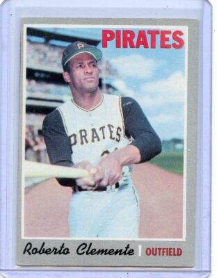 1970 TOPPS BASEBALL #350 ROBERTO CLEMENTE, PITTSBURGH PIRATES, HOF, 080622