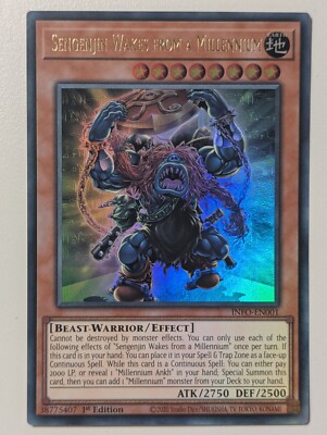 Sengenjin erwacht nach einem Millennium INFO-EN001 Ultra Rare EN NM YUGIOH