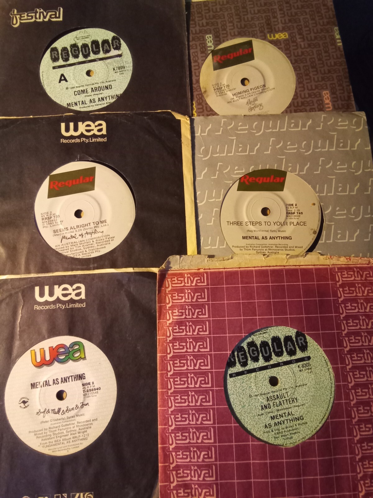 Mental As Anything Vinyl 45s eBay