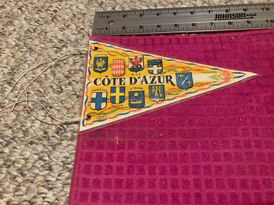 VTG PENNANT Cote D'Azur MONACO Nice MARSEILLE Cannes  ST TROPEZ France SHIP FAST
