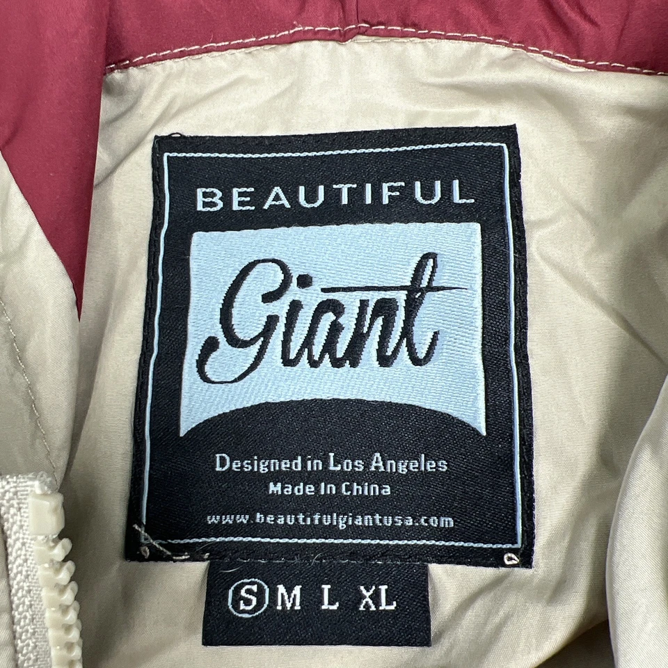 Hermosa Chaqueta Pullover Gigante Ligera Media Cremallera Embalable Para Hombre Talla Pequeña Foto 4 de 4