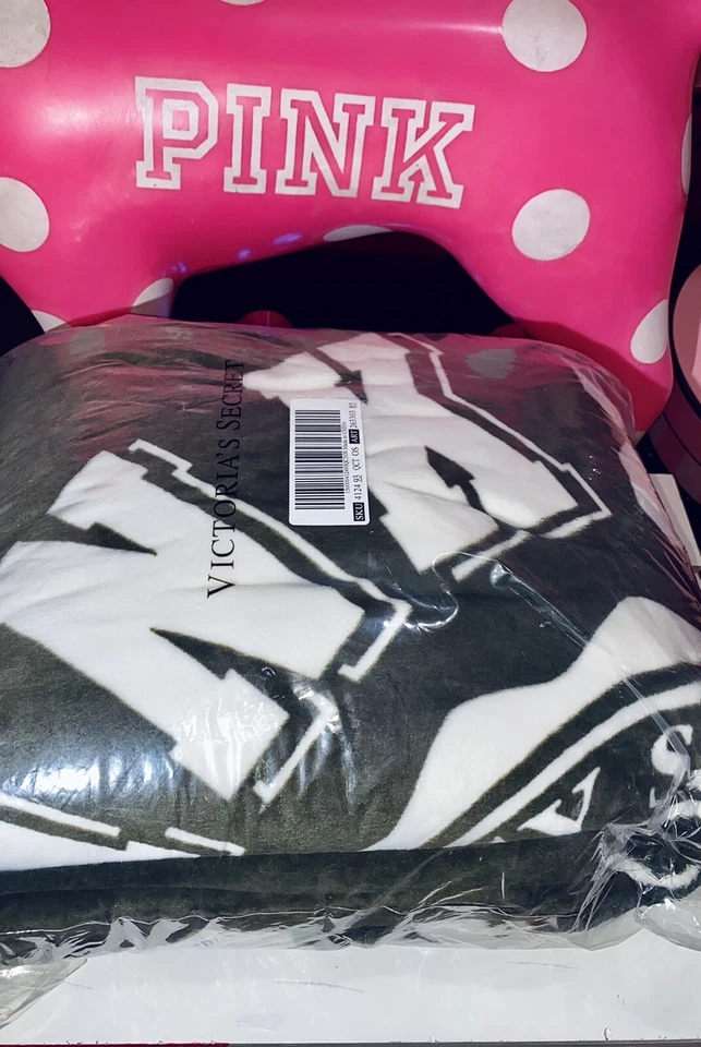 MANTA SHERPA ROSA VICTORIA'S SECRET 60" X 72" TU ELIGES Envío Gratis AGOTADA Foto 4 de 4