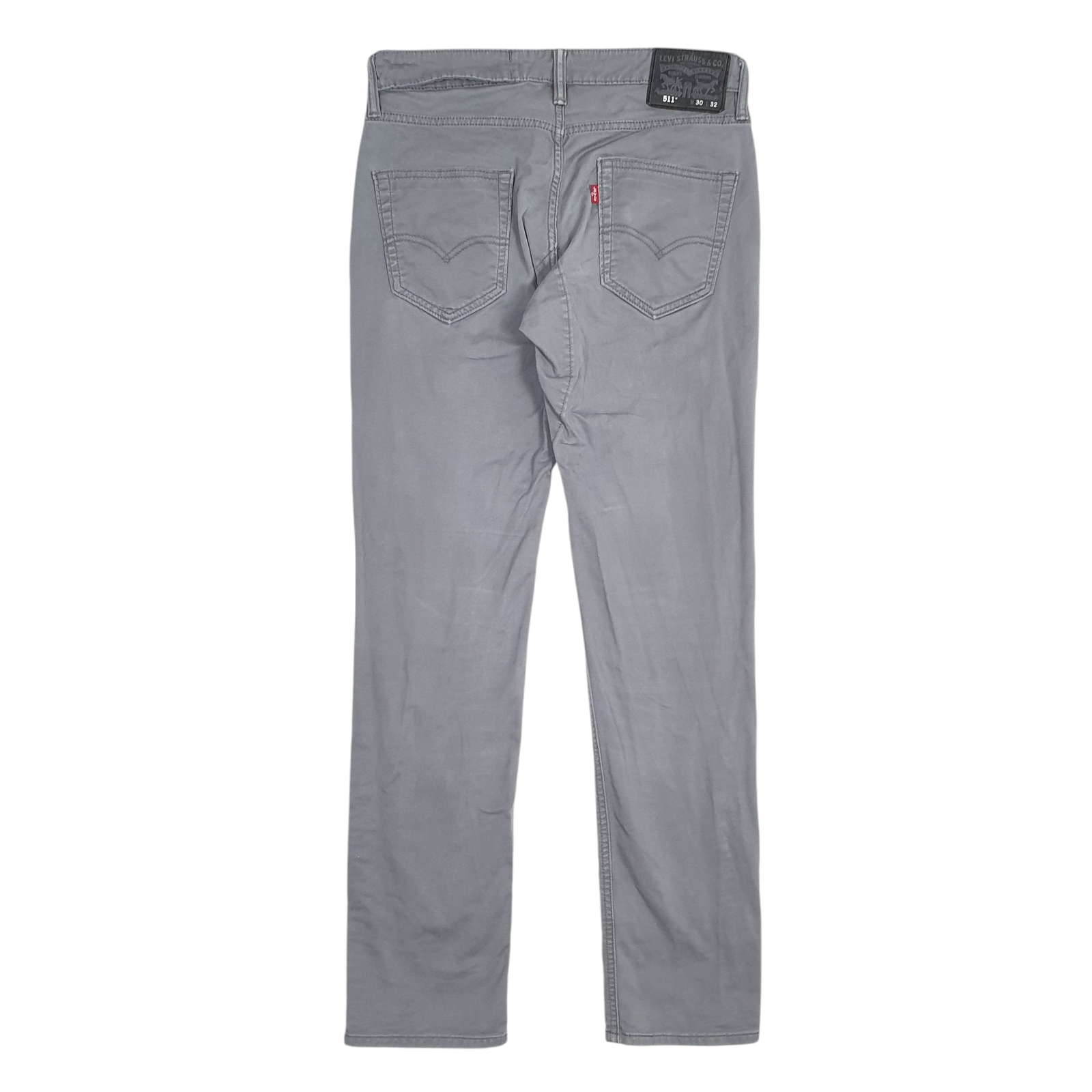 LEVIS 511 Jeans Slim Fit Grey Denim Trousers Mens Commuter Cycling W30 L32 image 3