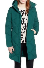 NEW THE NORTH FACE MISS METRO II PARKA in Green - Size XS #C2996