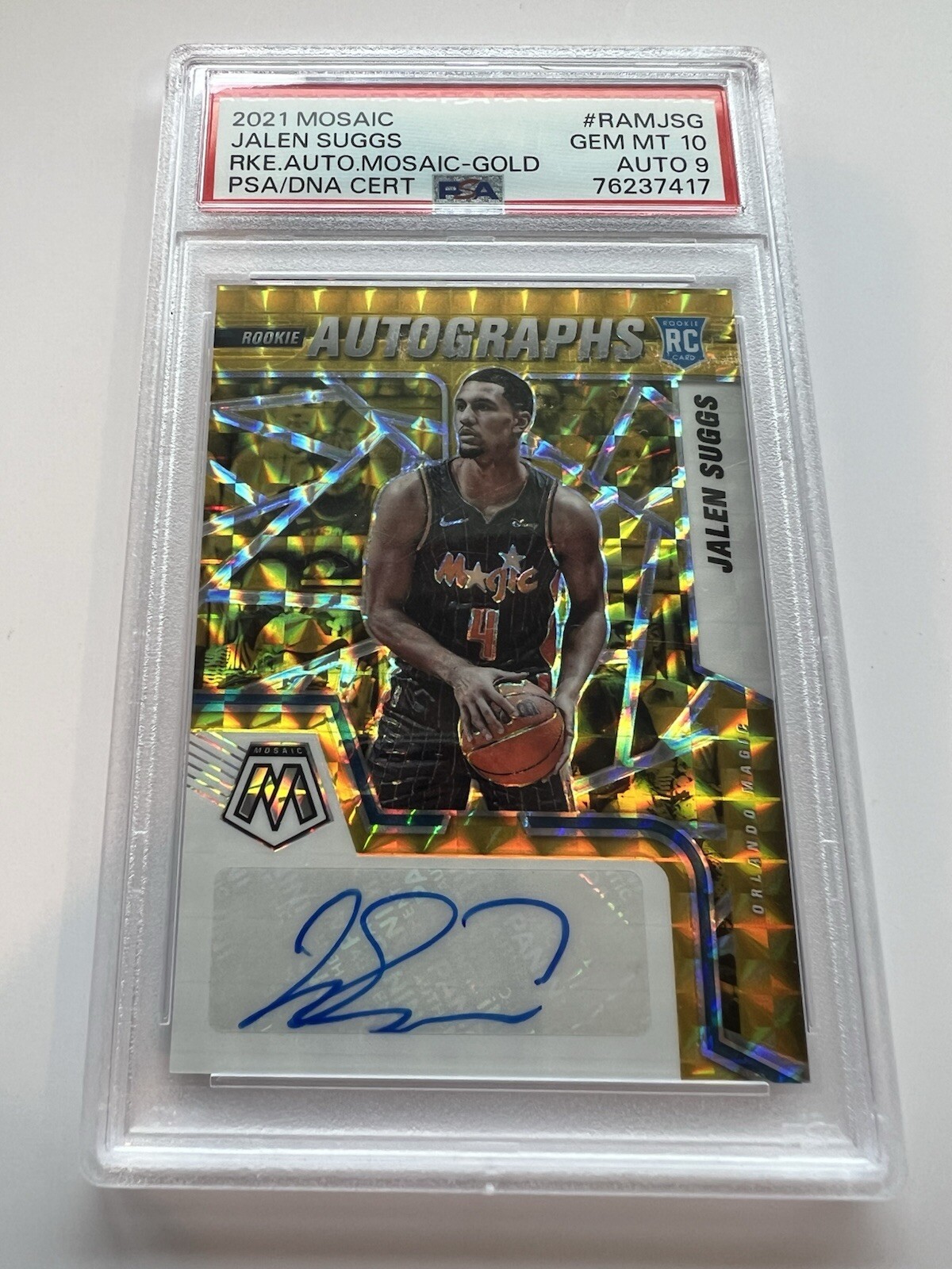 2021 Prizm Wilt Chamberlain PSA 10